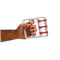 Fabrication Enterprises Fabrication Enterprises 10-0800 CanDo rubber-band hand exerciser with 5 Red Bands 10-0800